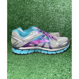 Brooks Adrenaline GTS 17 Womens Size 12 D Wide Multicolor Running Shoes Sneakers